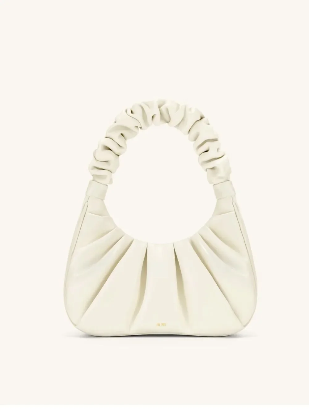 JW Pei Gabbi Ruched Hobo Handbag - White